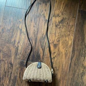 Straw purse.